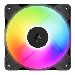 "ARCTIC P12 Pro A-RGB Fan 3-Pack - Sleek Black 120 mm Cooling Solution for Optimal Performance"